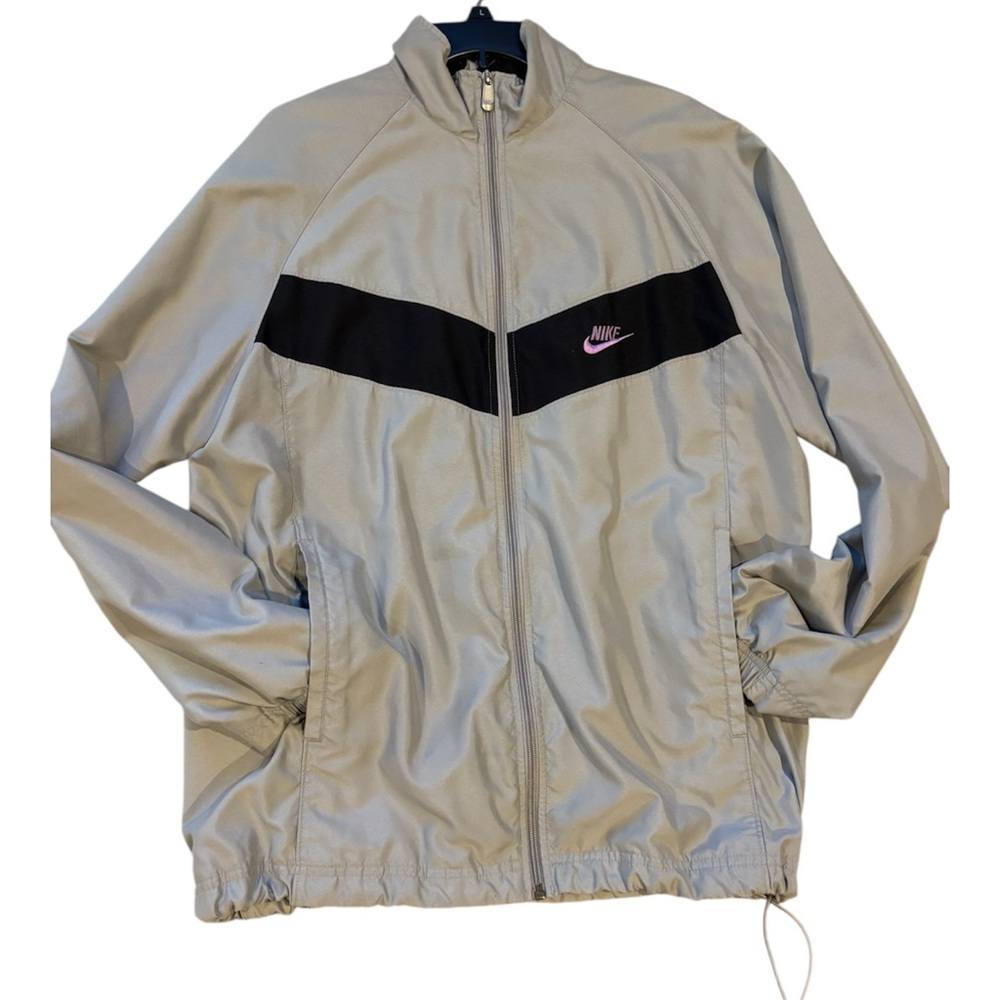 Nike Men's Gray and Black Jacket